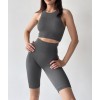 Жіночий безшовний комплект у рубчик Halter Rib + Tracks Rib Shape (POPPY SEED) Жіночий безшовний комплект у рубчик Halter Rib + Tracks Rib Shape (POPPY SEED)